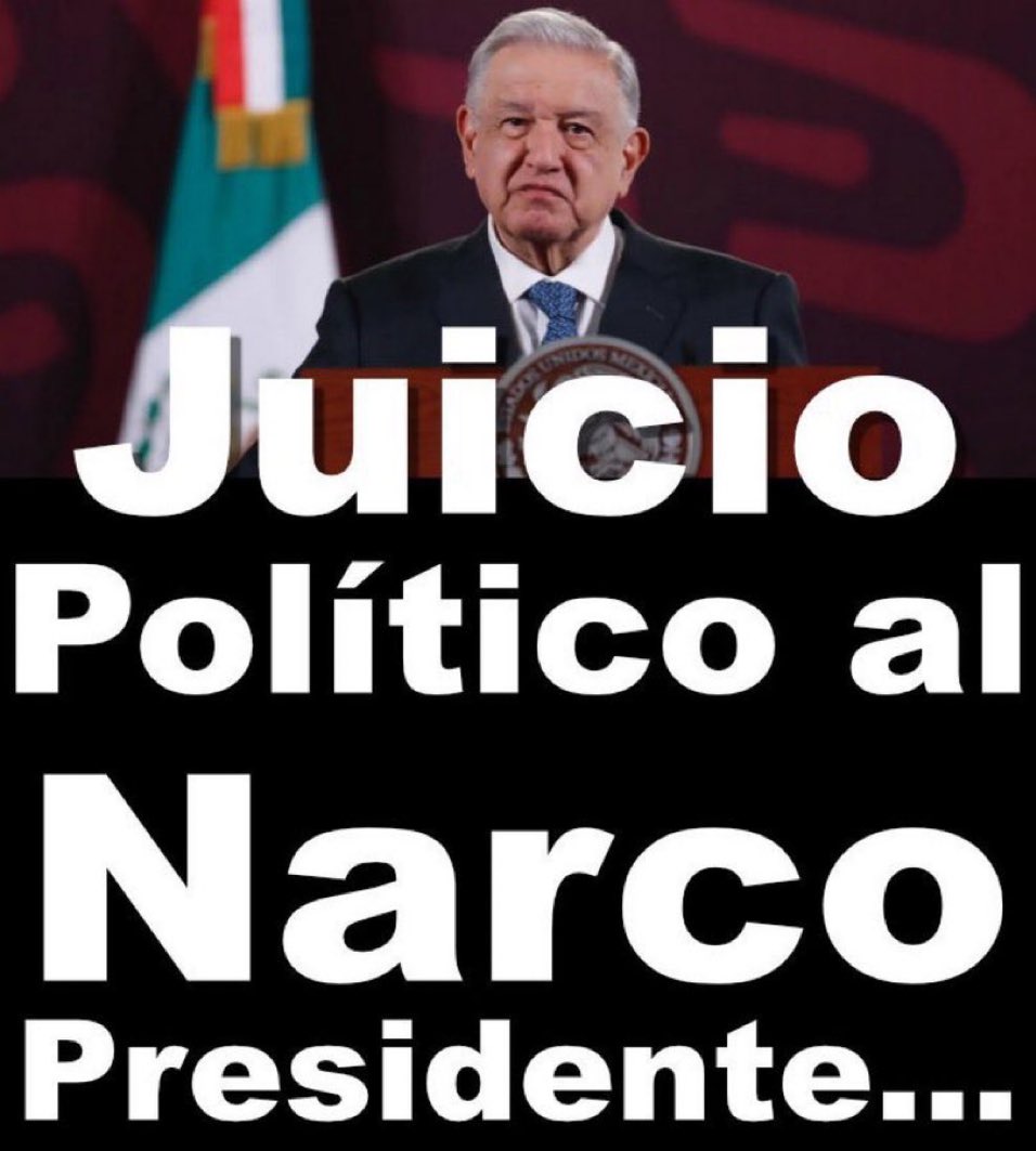 manuel_alamilla's tweet photo. Juicio Político al
#NarcoPresidenteAMLO
#NarcoPresidenteAMLO1
#NarcoPresidenteAMLO2
#NarcoPresidenteAMLO3
#NarcoPresidenteAMLO4
#NarcoPresidenteAMLO5
👇👇👇 https://t.co/wjhvGMCOKW