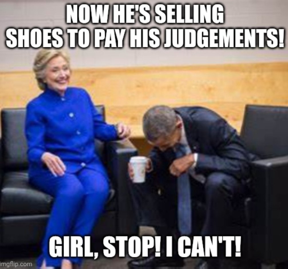 Spiker715's tweet photo. @NBCNews Maybe if President Al Bundy sells a few million pair of shoes it will make a dent in the judgments. https://t.co/agdizAOmGQ