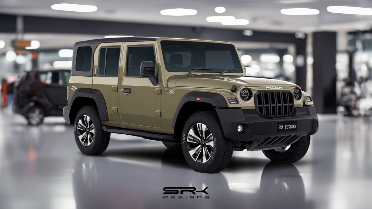 2024 Mahindra Thar 5 door. Is this the new Mahindra Armada? 

#SRKdesigns #MahindraThar #Mahindra #MahindraArmada #Rendering #CarDesign #Car #Sketch #Render #Renders #Design #CarRendering #CarRender #DigitalArt #Art #Artist #Conceptart #TharArmada