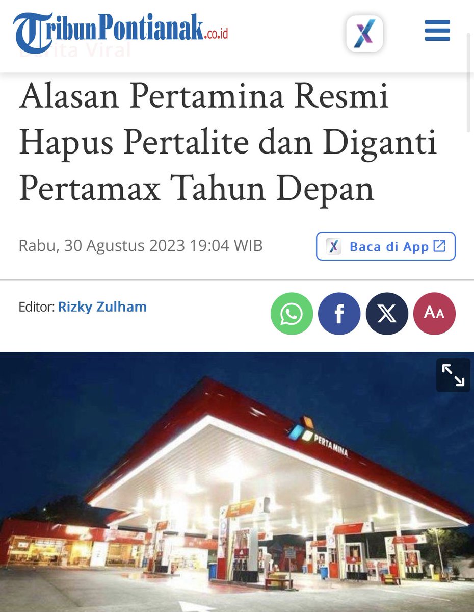Padahal wacananya sudah dri tahun lalu. Kalau yg banyak baca pasti tau berita ini. Jdi gknada kaitannya dengan 02.  

Lagian kalau sering bergaul dan ngobrol2 sama masyarakat menengah bawah, terutama Ojol. Maka pasti tau banyak yg dri mereka sudah pakai pertamax atau <a href="/Shell/">Shell</a>