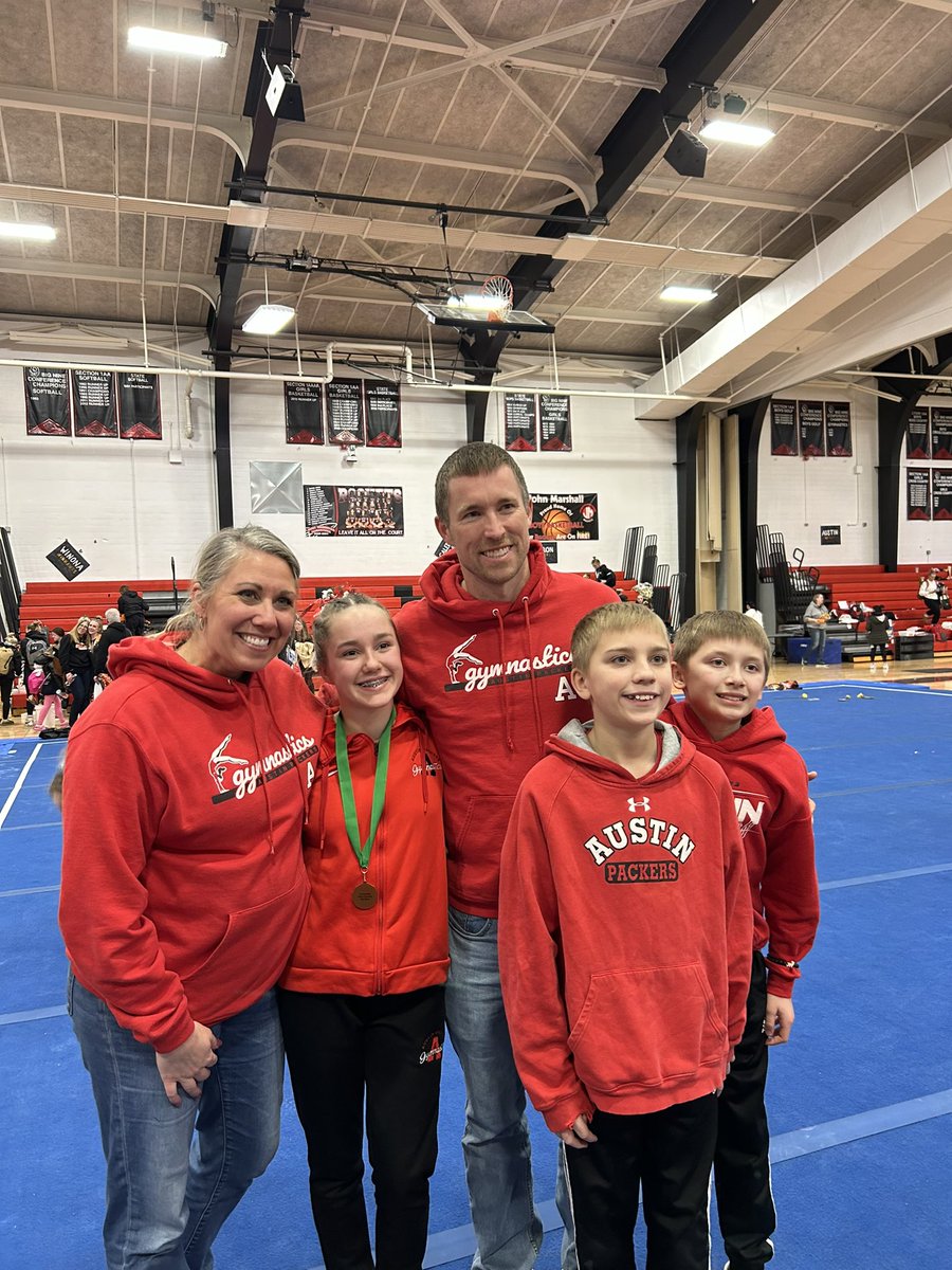 mcrae_josh's tweet image. Incredibly proud Dad! Callie competed in the section gymnastics meet today and had two personal best scores. Her floor score was high enough to qualify for the state gymnastics meet next Saturday in the cities!  Her hard work and dedication paid off today.  Love you Callie!