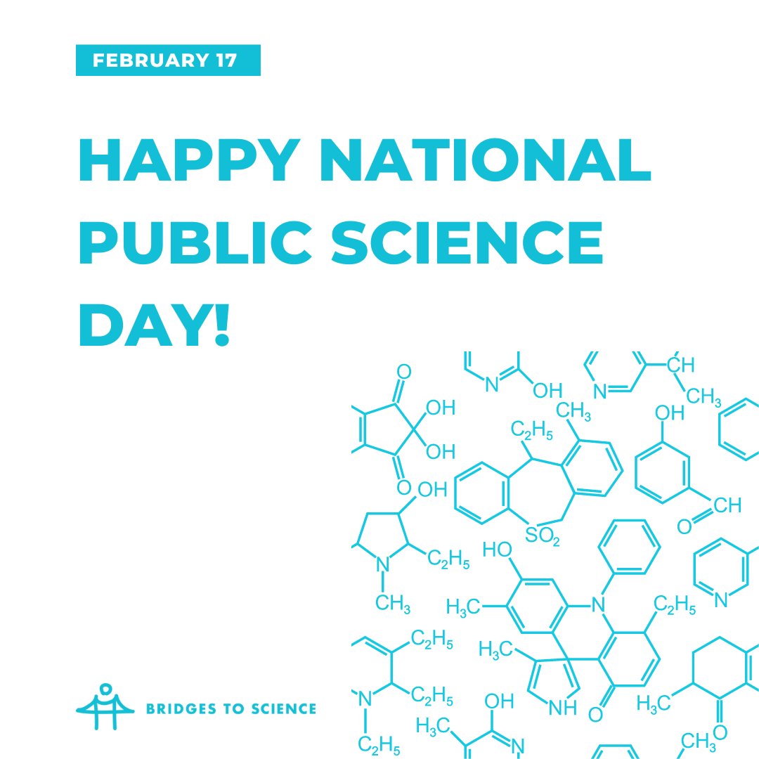 Today we celebrate the importance of Science Education. Bridges to Science aims to bridge achievement and education gaps in the communities we serve.
