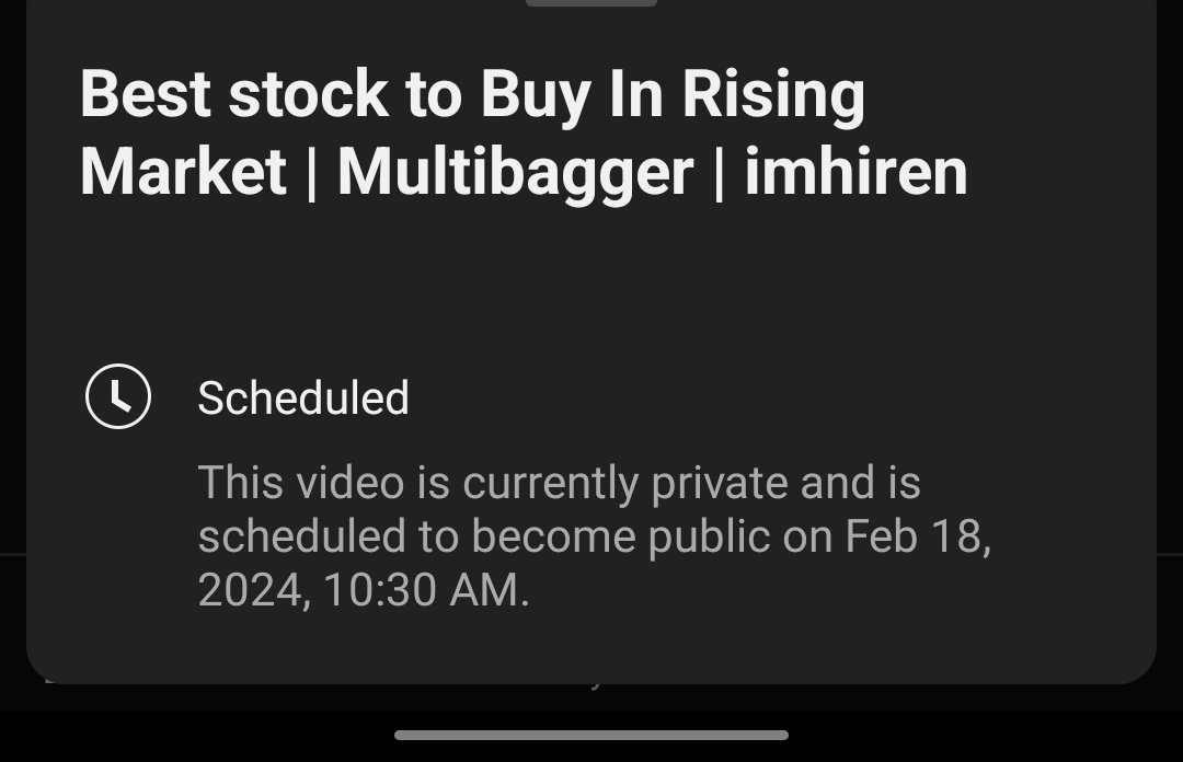 im_hirenmistry's tweet photo. 💥 Video 10:15 AM💥 You tube
💥Video available soon over you tube and will be shared at here tonight💥
Channel Link : https://t.co/vaB8e8XMcl
⏭️ Detail analysis of #technical with the help of some #fundmental ⏮️
⚠️ SL and target with Logic⚠️
#stockmarlet #smallcap
#stocks https://t.co/pYVgLJpK1d