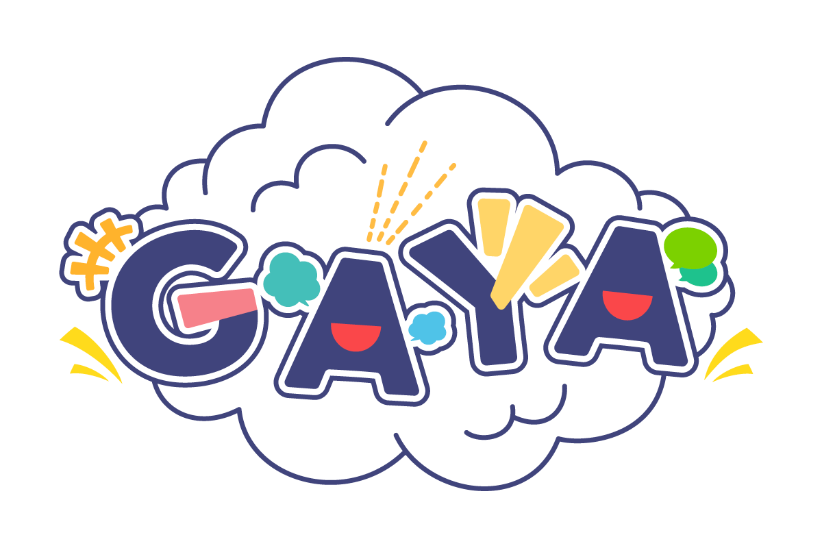 Tora_takk's tweet photo. GAYAのファンなので勝手にロゴつくりました💁‍♀️💁‍♀️💁‍♀️💁‍♀️ #ぽこあーと https://t.co/cZby5rSJAV