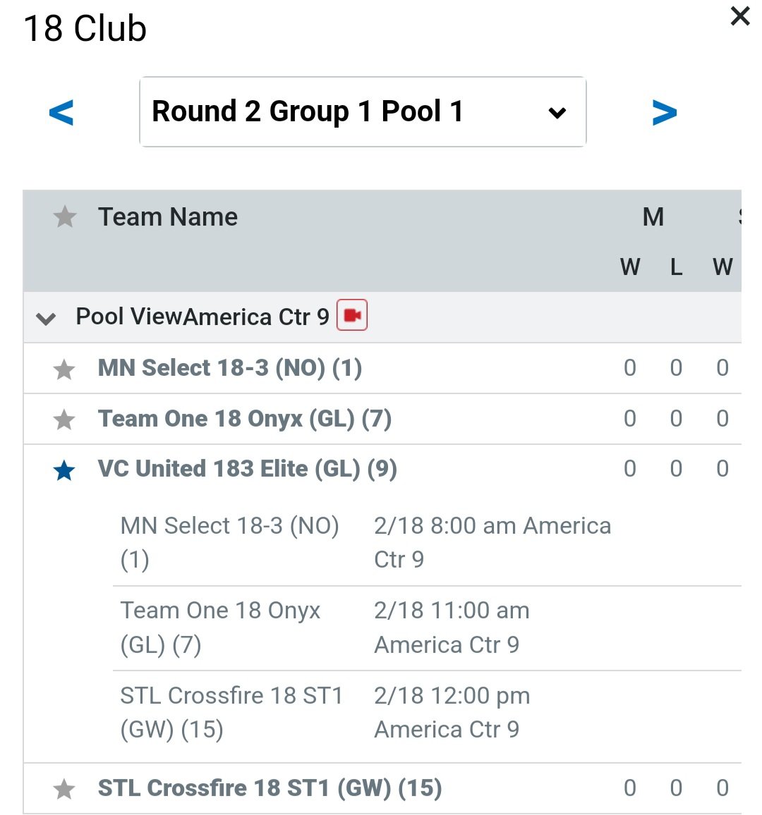 ndollard2506's tweet photo. Day 2 schedule for President's Day Classic - St. Louis π
#VCUnited #18elite π https://t.co/hpMBOtTsJy