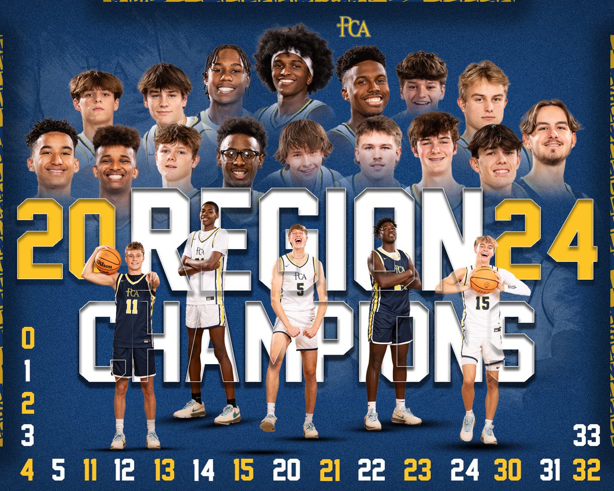 2024 REGION CHAMPIONS!!!🏀🔥<a href="/PCA_MBB/">PCA Men's Basketball</a>