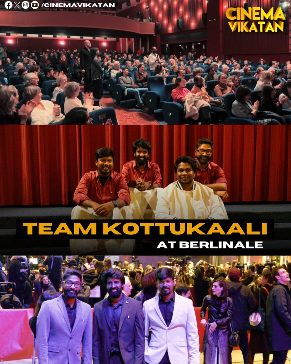 பெர்லின் திரைப்பட விழாவில் 'கொட்டுக்காளி' டீம்! ✨

#Soori #KottukkaaliAtBerlinale #BerlinaleForum #Berlinale