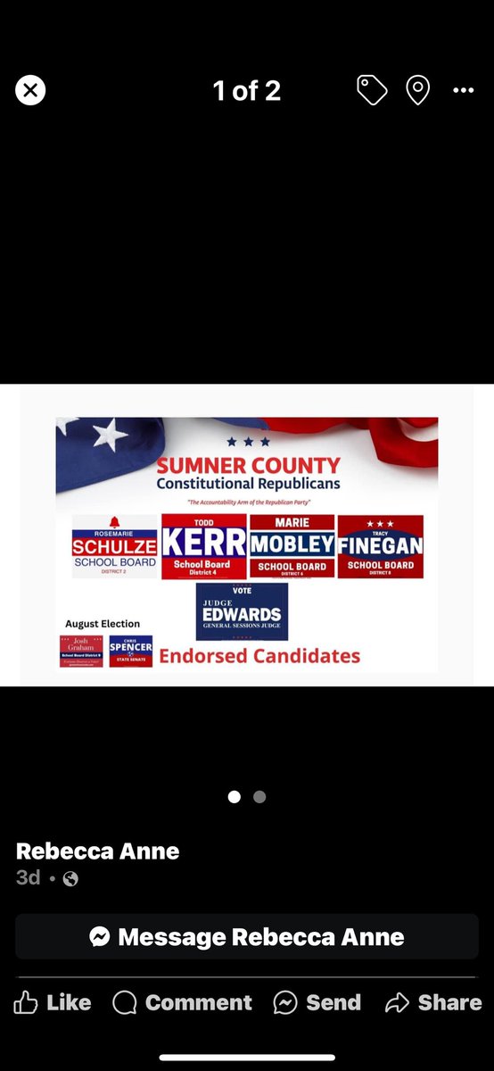 Sumner County!!!!!  Here are the Real Conservative Republicans!  

Don’t feed the RINOs!!!

#scschools #sumnercounty #sccr #govotesumner #govotetn