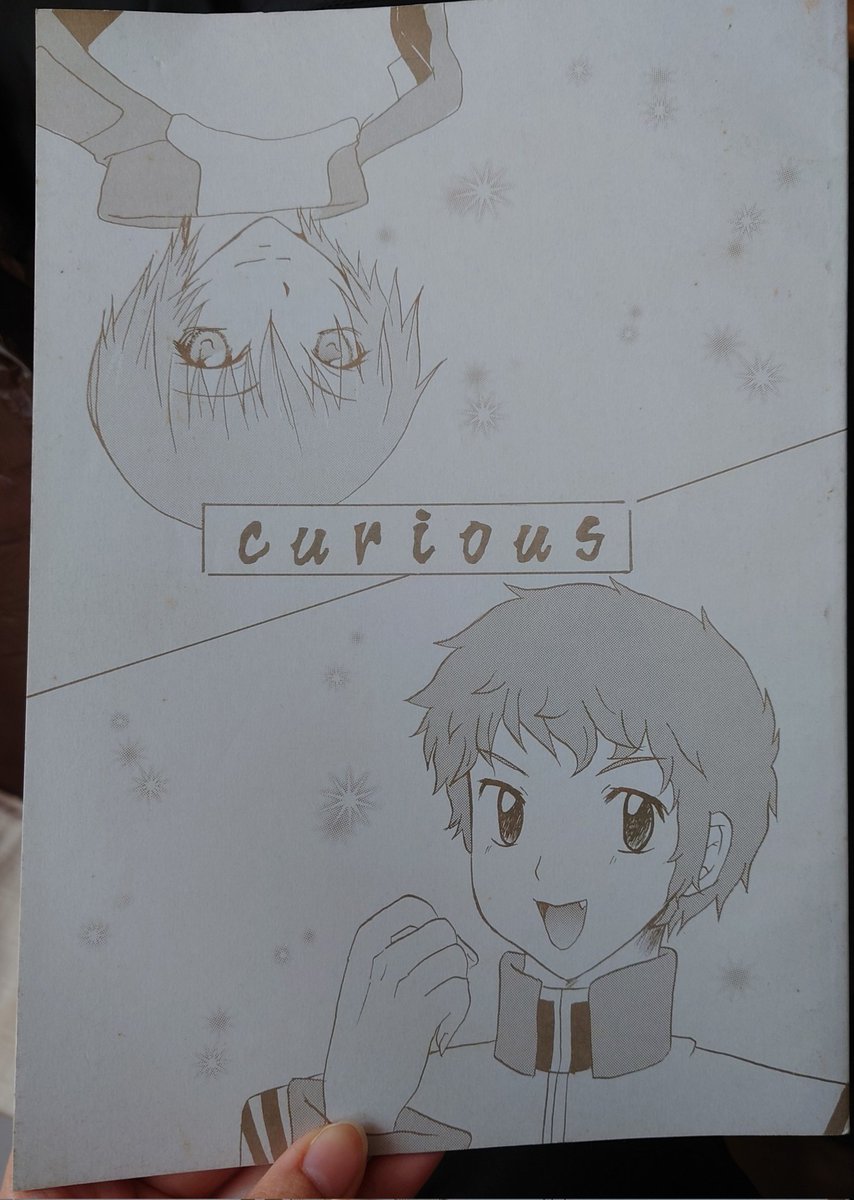 個人誌で初出した本は前に紹介しましたがこれが友達と合同で初めてだした種+初代本ですね。何故か家に2冊あるw私がアムロ推しだったので無理やり混ぜて貰ったんでしょうw約20年前の学生が生意気にも出したオフセですwお金ないから単色で紙も1番安いやつですかね?もう時効だから中身もパラ見どうぞ 