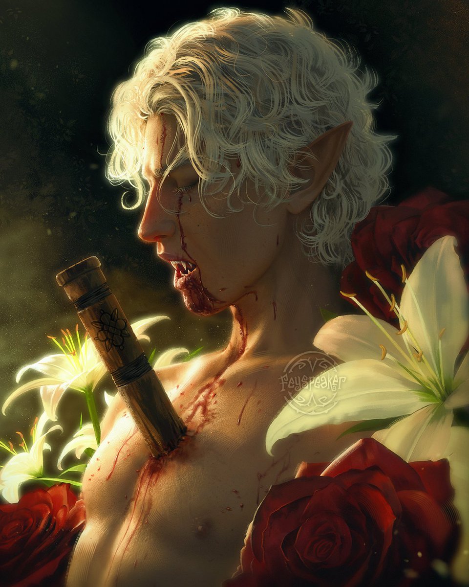 feyspeaker's tweet photo. memento mori 🌹
#Astarion #BG3 #BG3fanart #BaldursGate3 https://t.co/fTSUwbfW6U