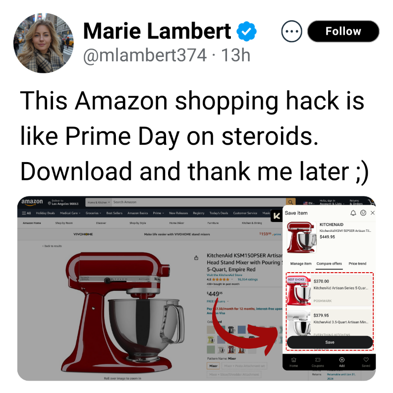 karma_shopping's tweet photo. Don't overpay on Amazon again! You're welcome.