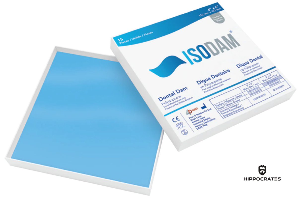 HippocratesEst's tweet photo. ISODAM: Non latex Rubber dam sheets 15 Pcs, Heavy
https://t.co/9uNU7cAYBk https://t.co/HrjvSwehus