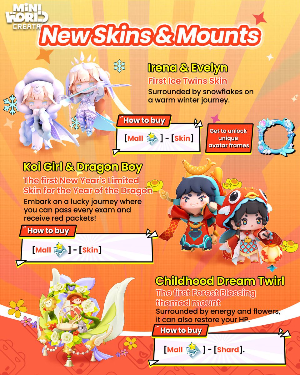 miniworldCreata's tweet image. バージョン2.0詳細　その二 🎊📜🎮
#ミニワールド
#miniworld