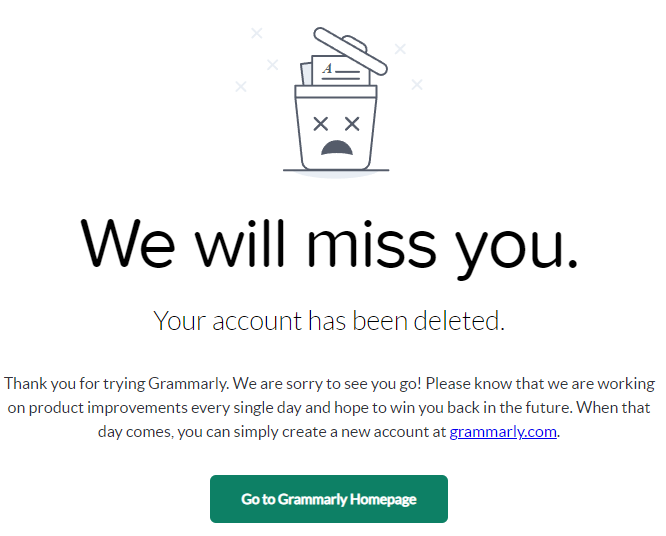 tamsaturn's tweet photo. @Grammarly @GrammarlyHelp Officially deleted my Grammarly account. Will never risk my degree over this. She officially just failed the class, and now faces risk of being kicked out of school if AI is detected in the future.
https://t.co/7dKzyjLuWb https://t.co/FenGaeVWYn