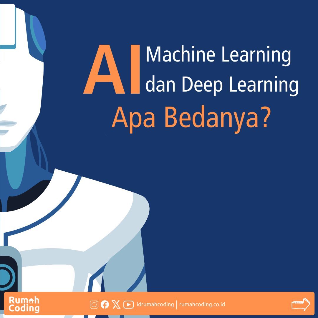 idrumahcoding's tweet image. Masih bingung perbedaan antara AI, Machine Learning dan Deep Learning? Simak penjelasan ringkas berikut

#ArtificialIntellegence #DeepLearning #MachineLearning #AIExploration #MachineLearningMagic #DeepLearningInsights&quot;