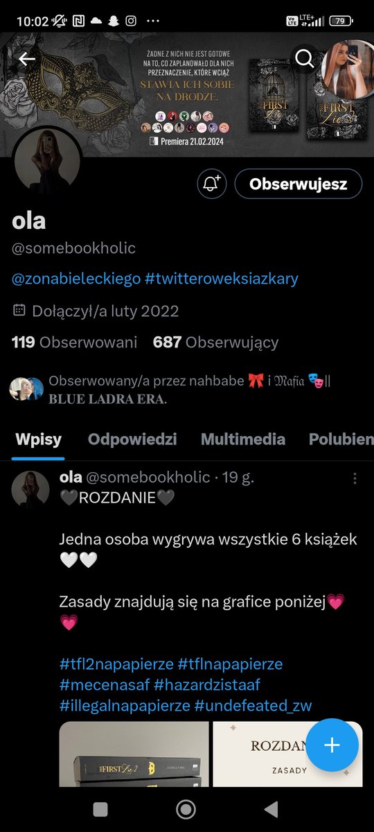 natasrata's tweet photo. @somebookholic Biorę udział 🙈 https://t.co/VYVPy9sArz