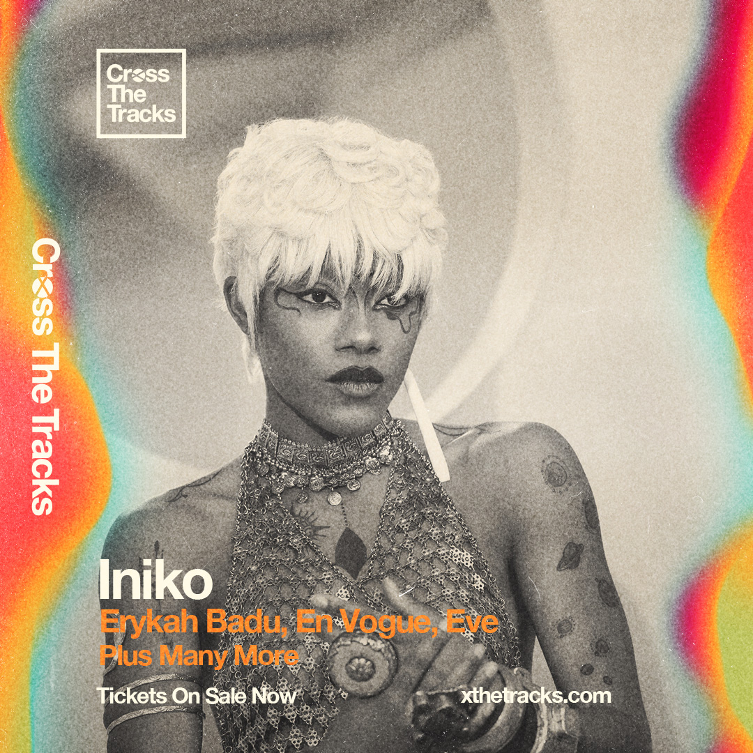 Brooklyn-born Iniko is one of the most celestial new voices on the soul scene 🪐 A gifted songwriter, producer, and multi-instrumentalist, Iniko is leading an alternative soul revolution 🔥⁠
⁠
Be transported to another galaxy with Iniko at Cross The Tracks 2024 📆⁠
⁠