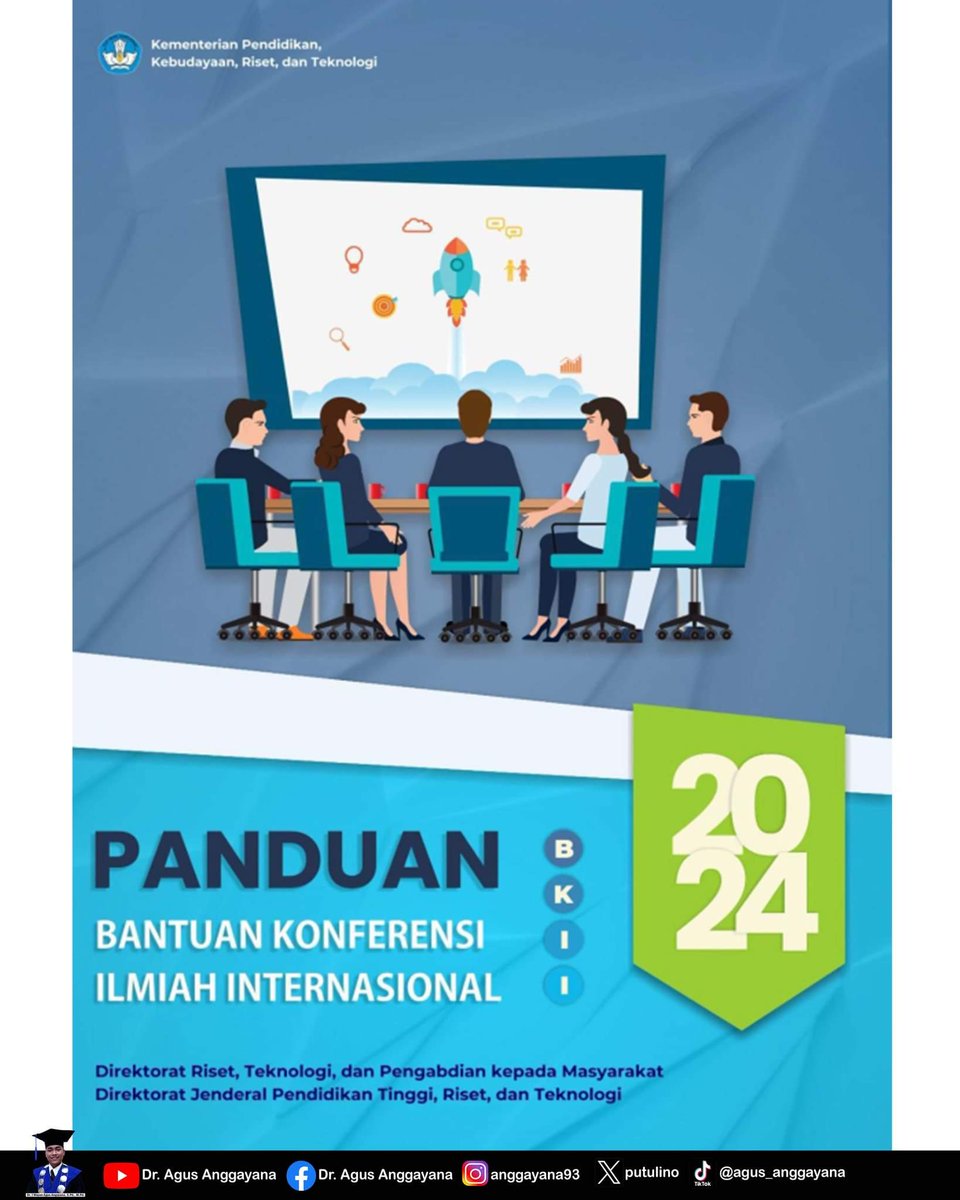 putulino's tweet image. Pendaftaran Bantuan Konferensi Ilmiah Internasional Tahun 2024

#panduan
#konferensi
#internasional
#perguruantinggi
#kampus
#dosen
#iwayanagusanggayana
#agusanggayana
#dragusanggayana