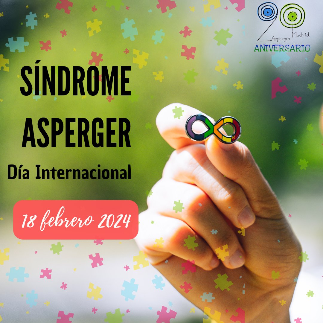 ¡Hoy celebramos la diversidad de las personas con síndrome de Asperger! En @AspergerMadrid estamos comprometidos a promover la inclusión, los derechos ,la comprensión y el apoyo para una sociedad respetuosa. 💙🧩 #DISA2024 #Inclusión