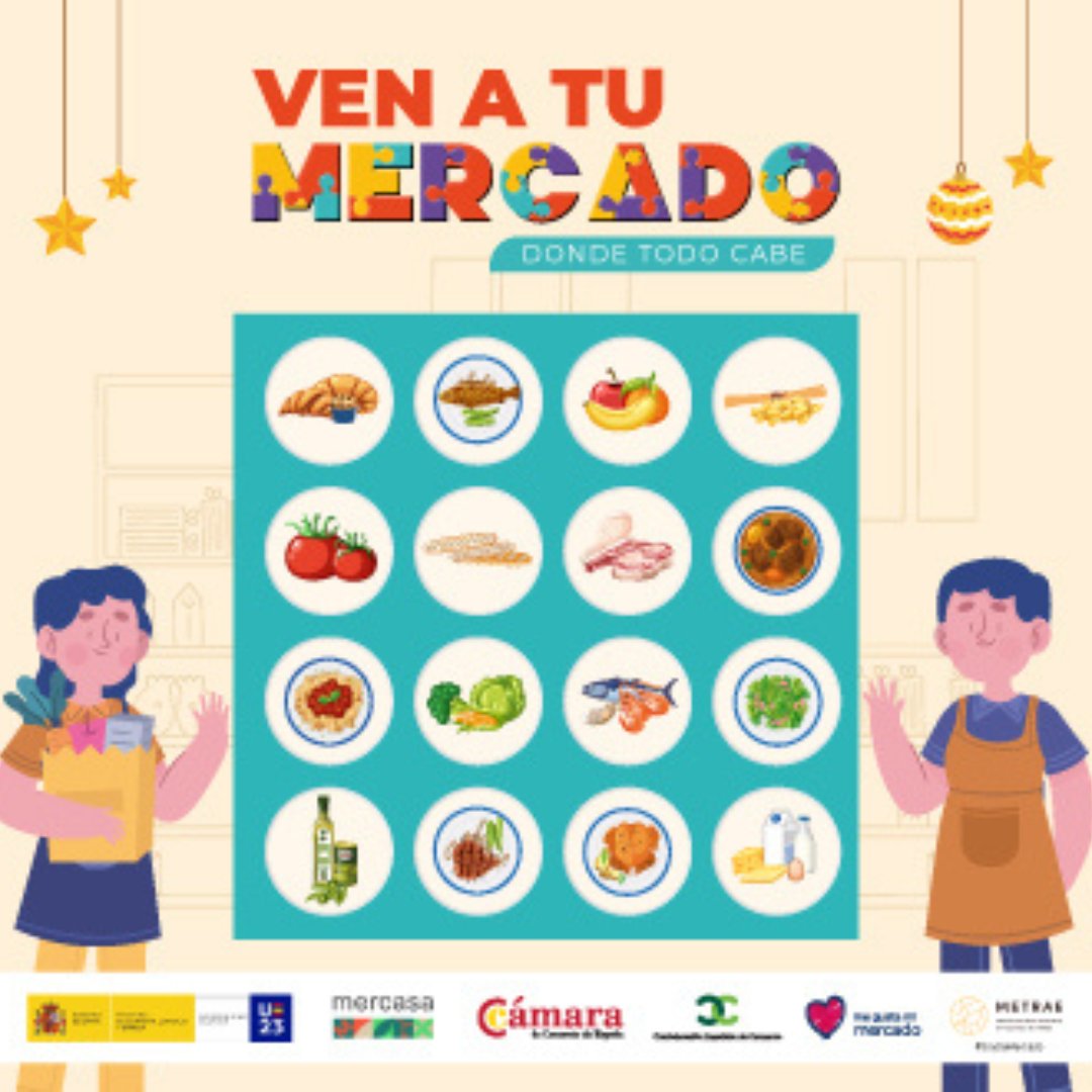 🧩 Todos y cada uno de los puestos que encontrarás en los Mercados Municipales, se entrelazan entre sí como piezas de un puzzle hasta formar un vibrante mosaico.

📍 ¡Ven a visitarnos, estamos esperando tu visita!

#Venatumercado, donde todo cabe.