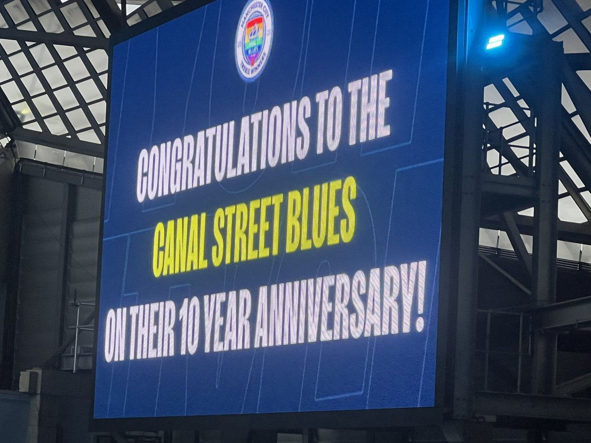 It was a pleasure to join <a href="/CanalStBlues/">MCFC Canal_Street_Blues LGBTQ+</a> yesterday. 10 years of incredible work for #LGBTQ+ fans, congrats to you. 

The message is simple, #SayNoToHomophobia. 
Let’s make sure Football is for everyone with an end to discrimination in the game. 

#FvH2024 | #NoToHate 🏳️‍🌈⚽️🏳️‍⚧️