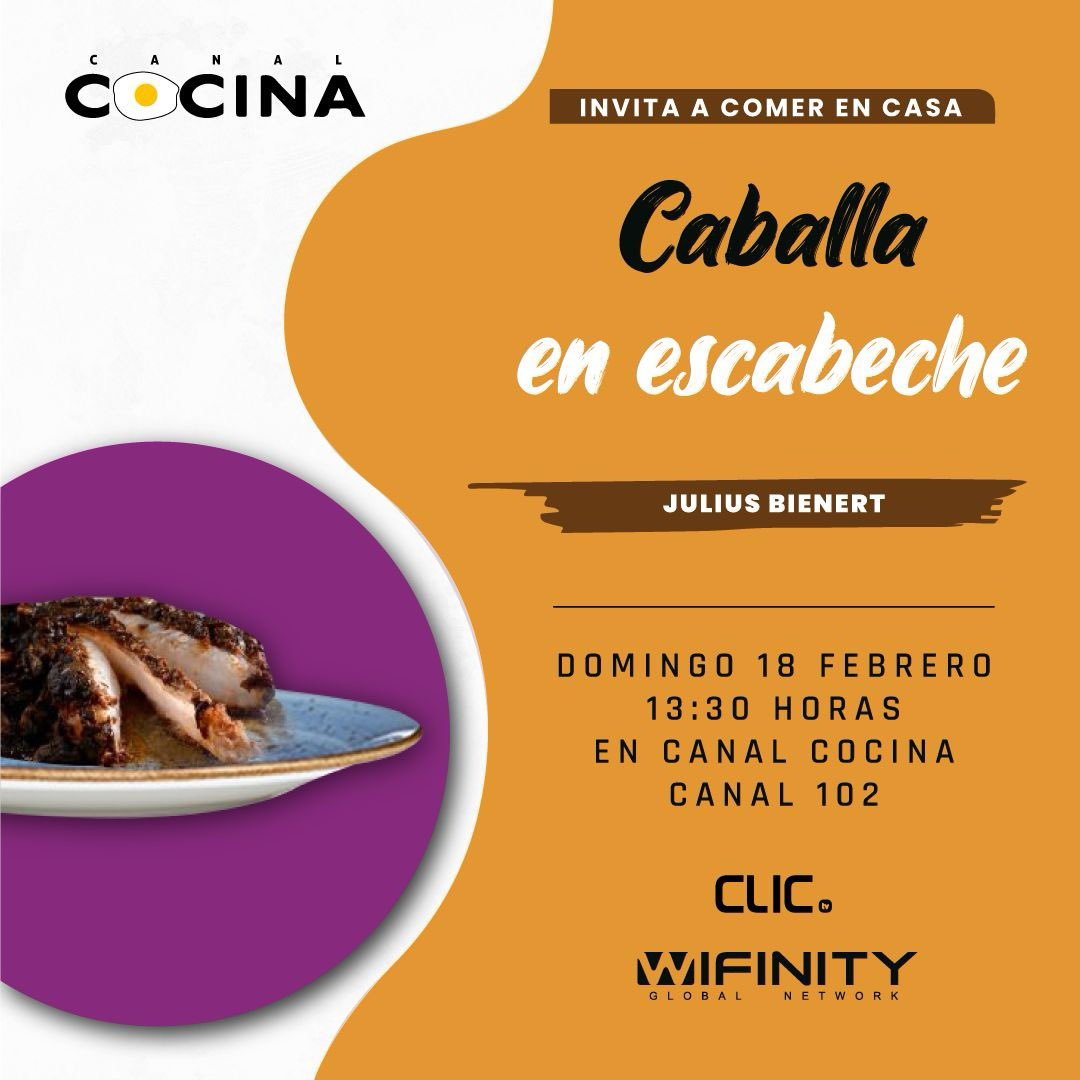 🍴 ¿Te gusta la cocina?

No puedes perderte hoy, a partir de las 13:30 horas, un programa muy especial para aprender a preparar el CABALLA EN ESCABECHE.

Podrás verlo en Canal Cocina, en el Canal 102 de CLICtv en con Wifinity.

#Wifinity