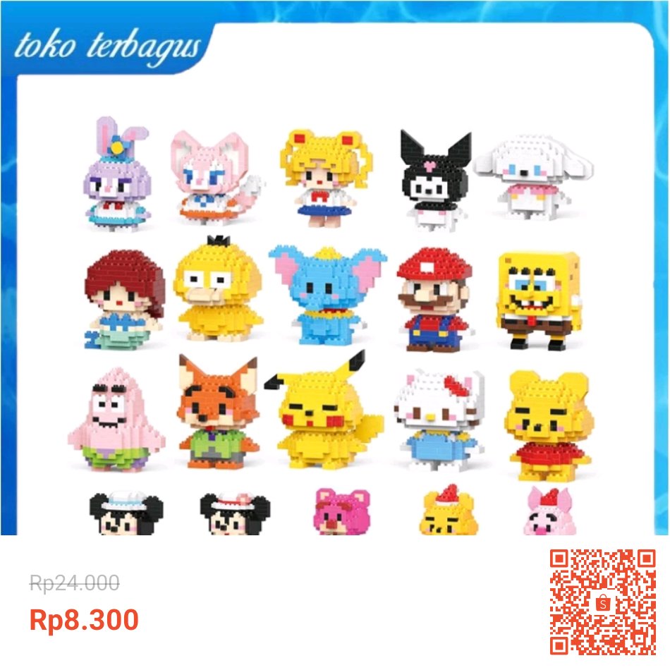 Tak ada kata terlambat untuk memulai hal baru, tentunya hal2 yang baik, ya... 
Meminjam jargonnya gojek 'Pasti Ada Jalan'
Yakin!! 

Nano Block Balok Susun Bricks Mini Rp8.300 di Shopee shope.ee/3VM4uLrztJ?sha… #ShopeeID