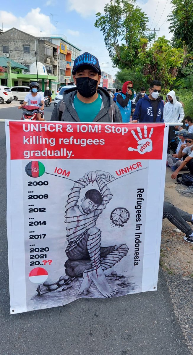 Arya15560586's tweet photo. #End12YearsInLimbo_Indonesia
Global solidarity for Hazara refugees!
@UN https://t.co/yHHfleI9Gd