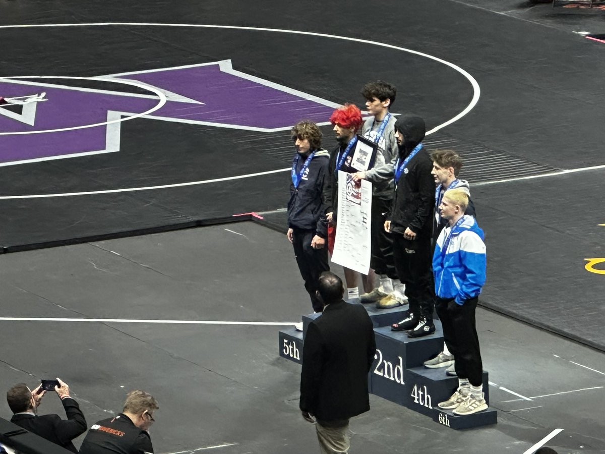 Congratulations to Brett Lamb and Nico Bekkedahl on their 2nd place finishes and to Ty Reeves on his 6th place finish at the state wrestling tournament!!💙