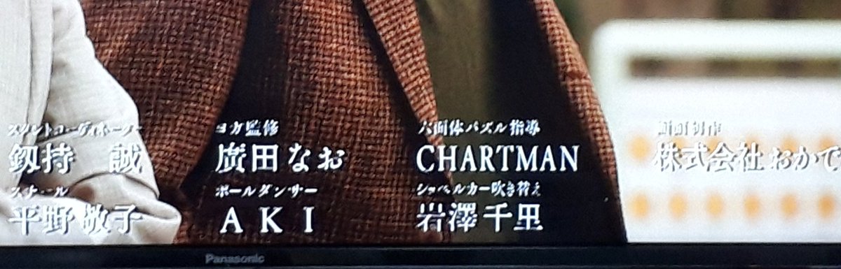 だいぶ前やけど、チャートマンさんがドラマのなんかをなんかした時のなんか