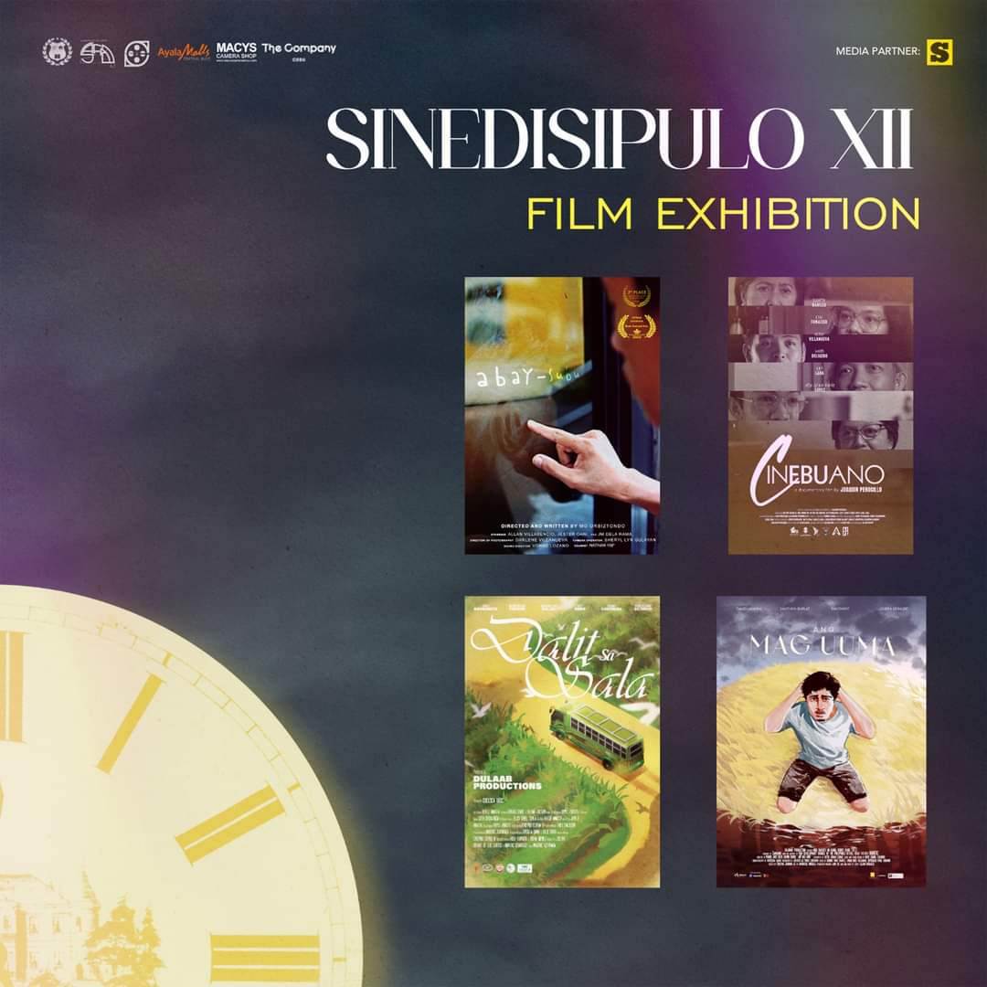 cinematausc's tweet photo. THE TIME HAS ARRIVED! 🕕

Behold the official lineup of the 12th SINEDISIPULO FILM EXHIBITION, proudly presented by CINEMATA! 🎬

Witness all these films live at the Ayala Central Bloc Activity Center this 24th of February, 1PM!

Secure a seat here: 
https://t.co/5f2lV26zmp https://t.co/3Vg6KdEFVo