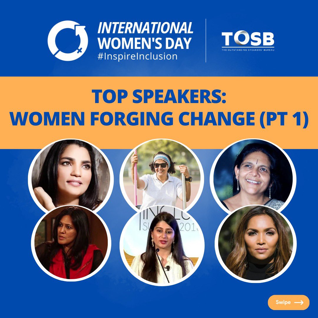 Women who are leading the charge for progress and equality. These change-makers and role models have built communities, started movements and created grassroots impact with their work. Connect with us: 📧connect@tosb.in #InspireInclusion #IWD2024 #WomenForChange #Equality