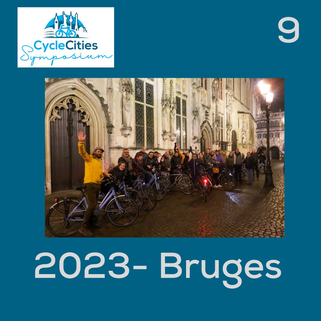 cyclecities's tweet photo. 🌷 Bruges 2023 welcomed Cycle Cities Operators to Symposium No. 9, hosted by Quasimundo Bike Tours. Amidst Bruges' picturesque charm, connections flourished, enriching our shared journey in the heart of Belgium! 
🚲✨#CCSymposium #CycleCities https://t.co/ADVatVzRDF