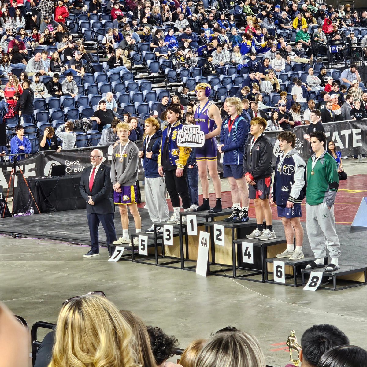 What a treat watching Sumner Spartan Cody Miller win his 3rd State Title and go 143-0 for his high school career.   Amazing to watch! #ValleyPride