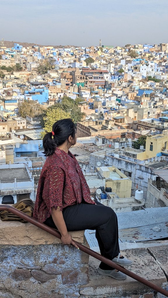 Early morning heritage walk in the old city and the narrowest lanes of #Jodhpur @incredibleindia where every nook & corner has a story to tell. #bluecity