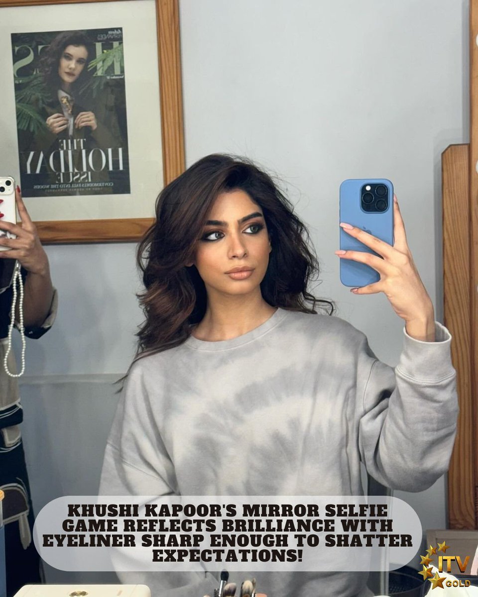 Mirror, Mirror on the Wall, #KhushiKapoor's selfie game slays them all with the killer eyeliner! ✨

#BollywoodBuzz #Bollywood #MustFollow #CelebLife #Bollywood #Entertainment #Viralposts #Follow #ITVGold #NewsIndiaTimes #DesiTalk #ParikhWorldWideMedia