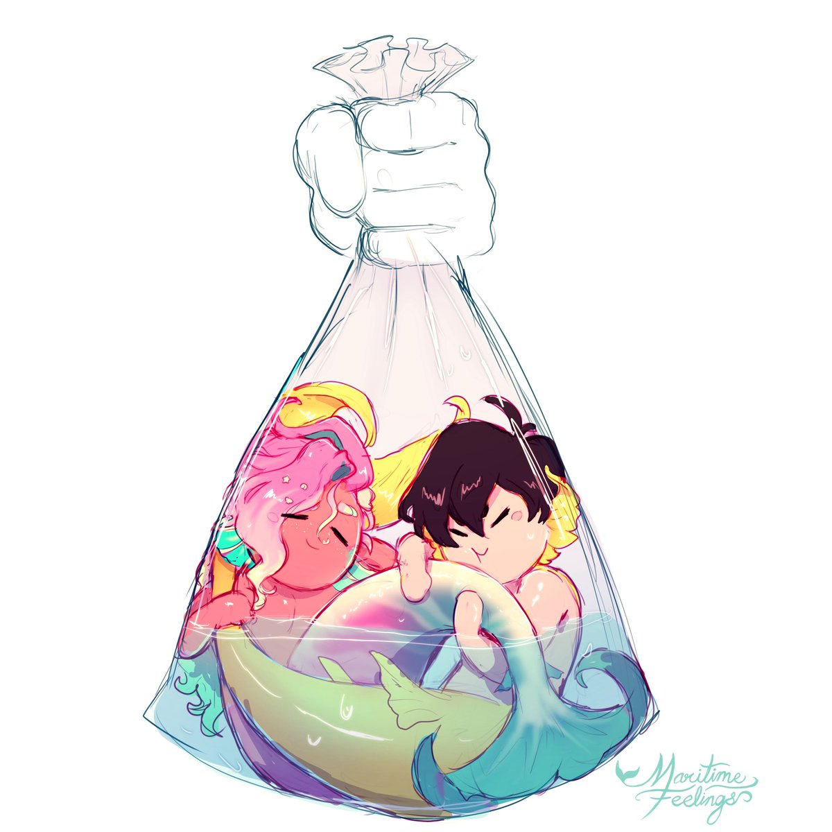 LivingLife411's tweet photo. Sometimes all you need is a friend to share the good times with @MaritimeFeeling #MermanMonday https://t.co/aeVD40Zv2b
