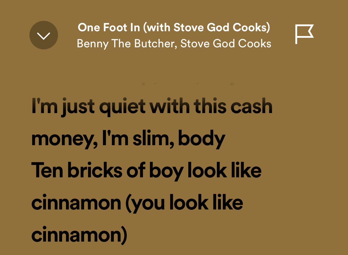 vdime_'s tweet photo. i too heard that stove god cooks line on the new benny but only a real loser would pass it off as their own original thought on social media. https://t.co/E3lWGD8WP3