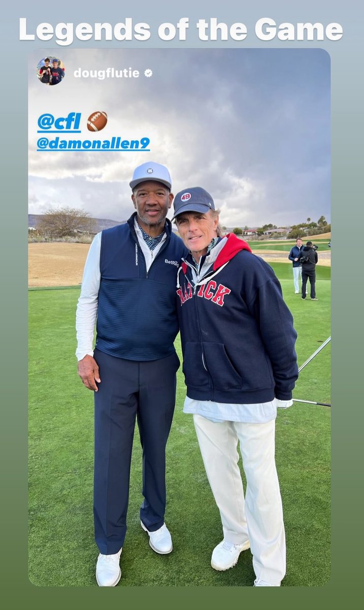 D9Allen's tweet photo. It was great seeing @DougFlutie during Superbowl weekend, he definitely can play Quarterback #realdeal #thebestatbuyingtime https://t.co/H8Xpl63nVp