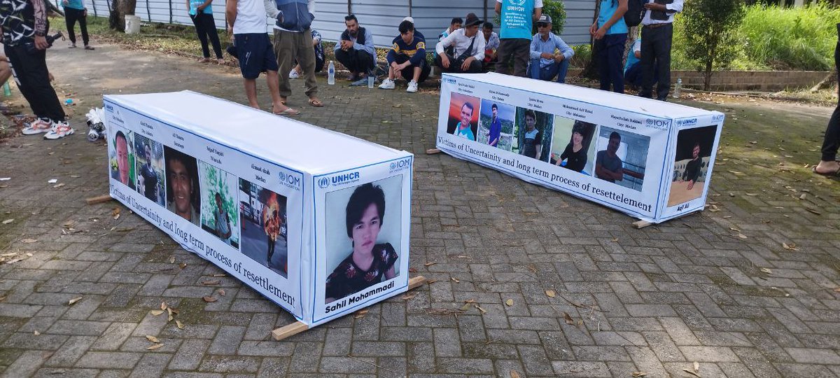 #End12YearsInLimbo_Indonesia
Hazara refugees are totally under depression and stress in Indonesia, 17 young Hazara refugees committed suicide