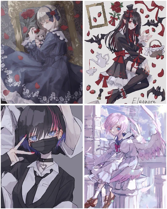#あなたが描く女子がみたい
うちの女子🩷
可愛い系もかっこいい系もいます! 