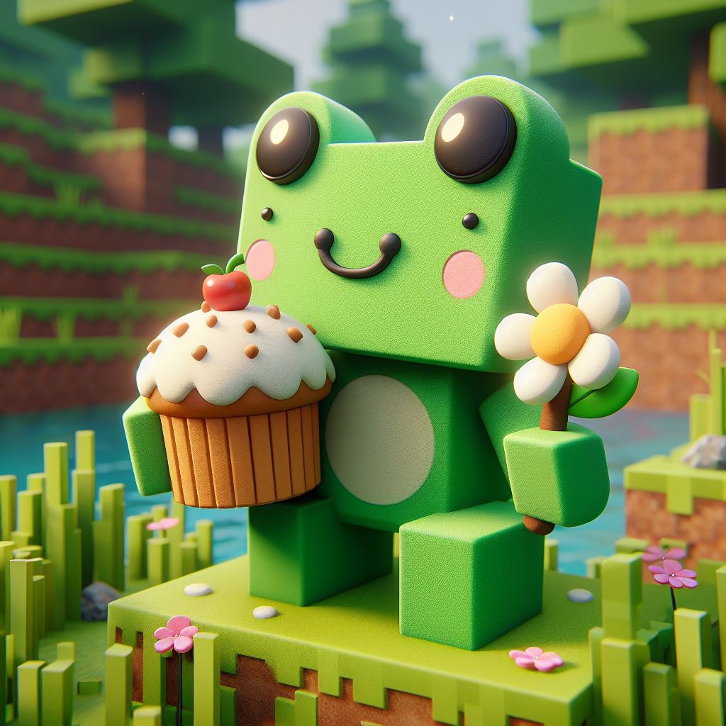 SapoLand_'s tweet photo. "En Minecraft, los sapos hacen muffins mientras juegan Call of Duty Mobile. ¡La multitarea en su máximo esplendor! 🐸🧁🎮 #Minecraft #CallOfDutyMobile #Sapos"
@KaarenMuffin , sale Muffinland ? https://t.co/1p9konu6f5