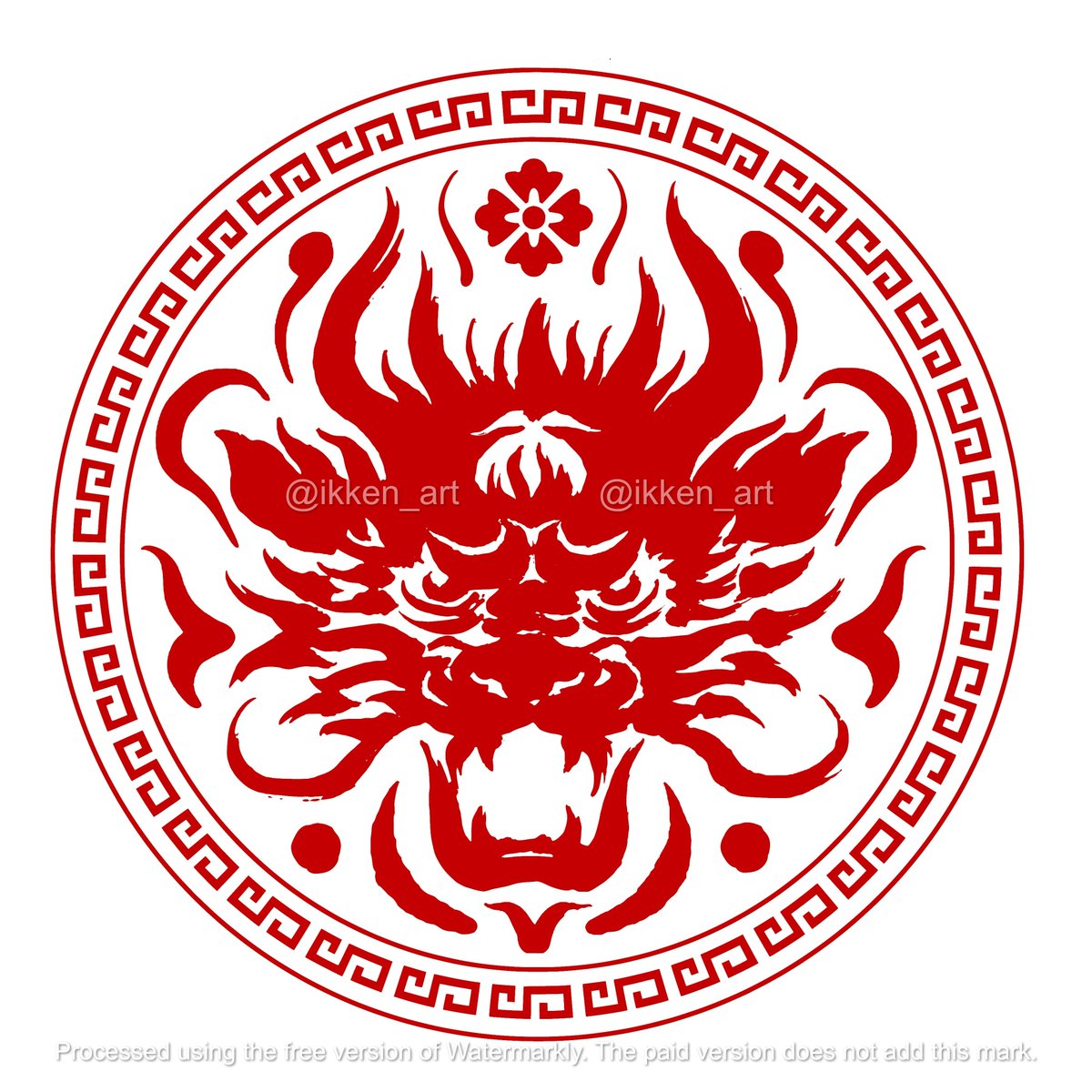 ikken_art's tweet image. #lunarnewyear2024 started
#theyearofDragon

I #handdraw a dragon stamp for celebrating the new lunar year

Hope it will bring you a healthy, energetic and prosperous year !

Ikken Art

#dailyart #stampdesign #handdrawing #handcrafting #handmaking #asianart #circleart
