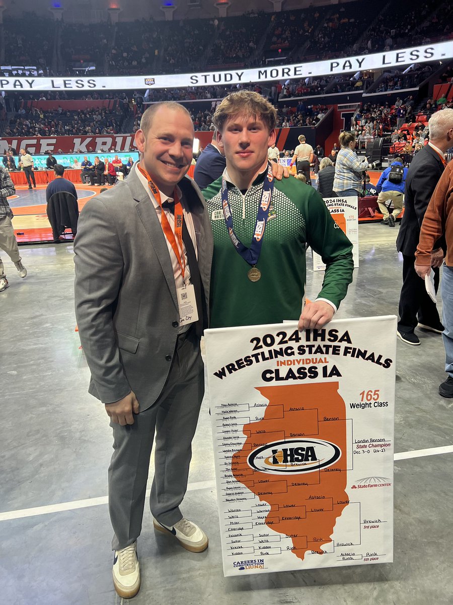 LandinBenson_'s tweet photo. 2024 Class 1a 165# State Champ!
@MvMasters @coalersports @Jimmy_Pop72 @IllinoisMatmen @IHSA_IL https://t.co/yOZ4Fb7M6O