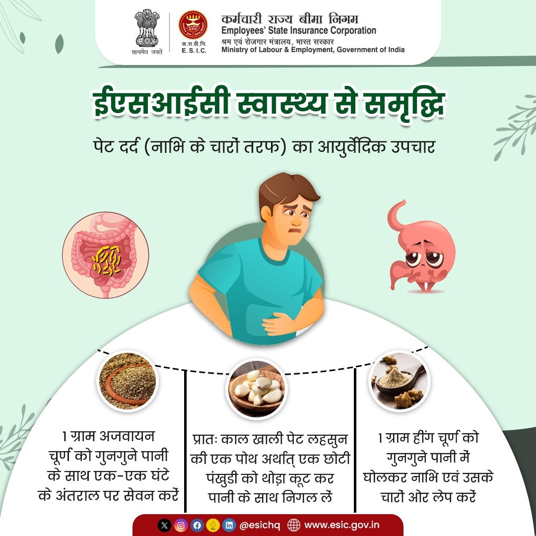 ESIC - Healthy Workforce - Prosperous India (@esichq) on Twitter photo рд╕реНрд╡рд╕реНрде рд╢рд░реАрд░ рдХреЗ рд▓рд┐рдП рдЖрдпреБрд░реНрд╡реЗрдж рдПрдХ рд╡рд░рджрд╛рди рд╣реИред рдИрдПрд╕рдЖрдИрд╕реА рдИрдПрд╕рдЖрдИрдПрд╕ рдЕрд╕реНрдкрддрд╛рд▓реЛрдВ рдПрд╡рдВ рдФрд╖рдзрд╛рд▓рдпреЛрдВ рдореЗрдВ рдЖрдпреБрд░реНрд╡реЗрджрд┐рдХ рдЙрдкрдЪрд╛рд░ рдХреА рд╕реБрд╡рд┐рдзрд╛ рдЙрдкрд▓рдмреНрдз рд╣реИред рд╕реЗрд╣рддрдордВрдд рд░рд╣рдиреЗ рдХреЗ рд▓рд┐рдП рдИрдПрд╕рдЖрдИрд╕реА рджреНрд╡рд╛рд░рд╛ рдкреНрд░рддреНрдпреЗрдХ рд╕рдкреНрддрд╛рд╣ рдХреБрдЫ рдЖрдпреБрд░реНрд╡реЗрджрд┐рдХ рдЯрд┐рдкреНрд╕ рджрд┐рдП рдЬрд╛рддреЗ рд╣реИ рдЬрд┐рд╕рд╕реЗ рдЖрдк рд╕реНрд╡рд╕реНрдереН рдПрд╡рдВ рддрдВрджреБрд░реВрд╕реНрдд рд░рд╣реЗрдВред
#ESICHq #HealthCare #AyurvedicTips рд╕реНрд╡рд╕реНрде рд╢рд░реАрд░ рдХреЗ рд▓рд┐рдП рдЖрдпреБрд░реНрд╡реЗрдж рдПрдХ рд╡рд░рджрд╛рди рд╣реИред рдИрдПрд╕рдЖрдИрд╕реА рдИрдПрд╕рдЖрдИрдПрд╕ рдЕрд╕реНрдкрддрд╛рд▓реЛрдВ рдПрд╡рдВ рдФрд╖рдзрд╛рд▓рдпреЛрдВ рдореЗрдВ рдЖрдпреБрд░реНрд╡реЗрджрд┐рдХ рдЙрдкрдЪрд╛рд░ рдХреА рд╕реБрд╡рд┐рдзрд╛ рдЙрдкрд▓рдмреНрдз рд╣реИред рд╕реЗрд╣рддрдордВрдд рд░рд╣рдиреЗ рдХреЗ рд▓рд┐рдП рдИрдПрд╕рдЖрдИрд╕реА рджреНрд╡рд╛рд░рд╛ рдкреНрд░рддреНрдпреЗрдХ рд╕рдкреНрддрд╛рд╣ рдХреБрдЫ рдЖрдпреБрд░реНрд╡реЗрджрд┐рдХ рдЯрд┐рдкреНрд╕ рджрд┐рдП рдЬрд╛рддреЗ рд╣реИ рдЬрд┐рд╕рд╕реЗ рдЖрдк рд╕реНрд╡рд╕реНрдереН рдПрд╡рдВ рддрдВрджреБрд░реВрд╕реНрдд рд░рд╣реЗрдВред
#ESICHq #HealthCare #AyurvedicTips