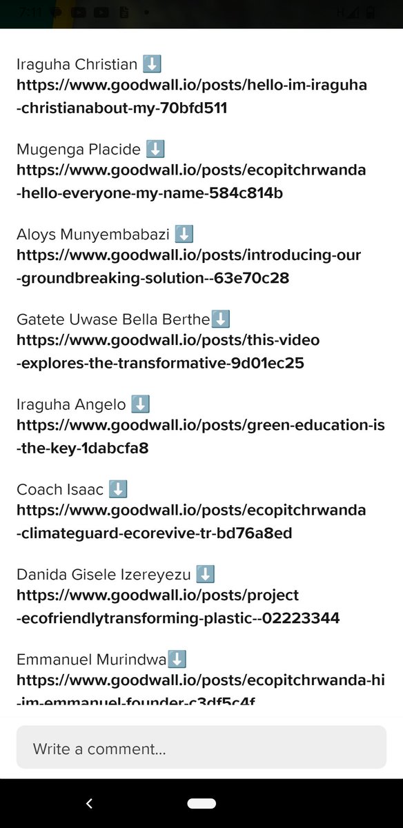 🌱📚 Honored to be named one of the 50 winners at #EcoPitchRwanda competition for my climate fiction novel, "The Eco-Friendly Squad"! 🎉 Let's ignite  a passion for environmental conservation among the youth. Thanks <a href="/RwandayouthArts/">Ministry of Youth and Arts | Rwanda</a>, <a href="/Unicefrw/">UNICEF Rwanda</a> , <a href="/UNDP_Rwanda/">UNDP Rwanda</a> 
#greeneducation