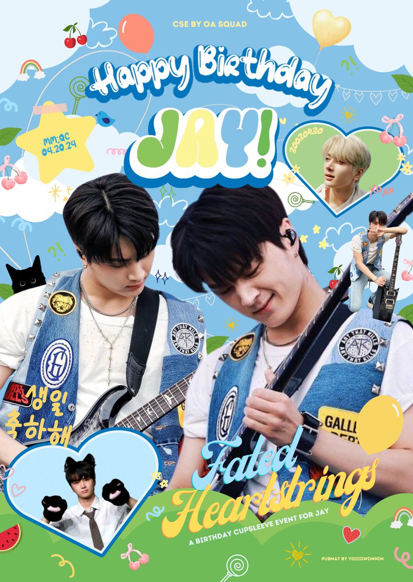 [INTEREST CHECK]

*✩‧₊˚Fated Heartstringsೃ⁀➷

Enhypen Jay Cupsleeve Event
🗓:  04/20/24
📍: Metro Manila ; QC
🛍: Kit 1 - 250 Kit 2 - 500

further details, along with registration form, will be posted soon if at least 20 ppl are interested to come. 

🖇️ wts lfb ph ic enhypen
