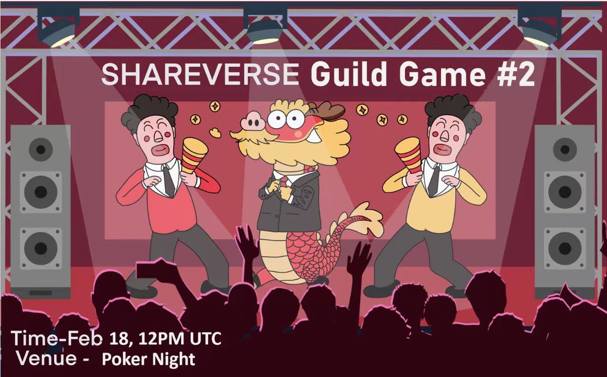 @shareverse_ Superhero Exclusive: Guild Game #2 will be LIVE on 12PM UTC, Feb. 18 All members from our 4 Guilds and freelancers are ready to soar and take a breathtaking 1v1 contest! More community-exclusive events are waiting for you, join us and get ready to win🤑🙌…