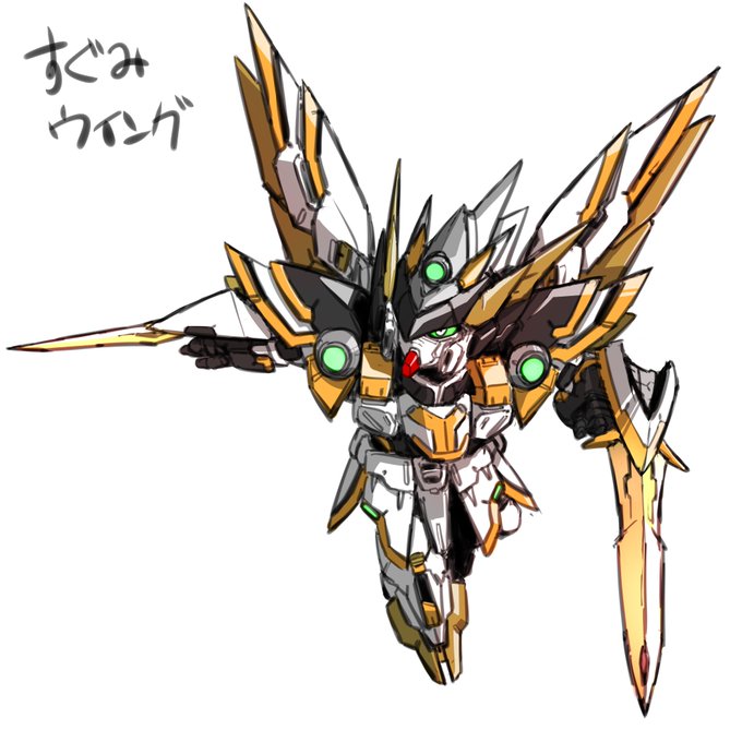 SDガンダム×アリスギア すぐみウイングやっぱ派手だなー#アリスギアお絵かき 