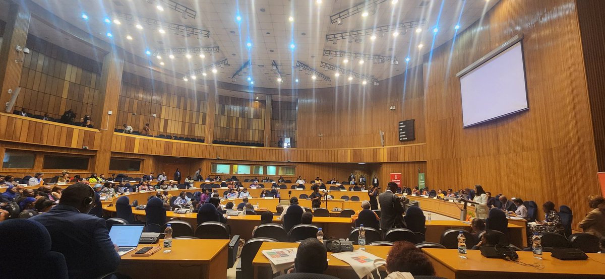 Attending 28th Ordinary General Assembly of <a href="/OAFLAD/">OAFLAD 🌍</a> under the theme "Educate Her &amp; Transform Africa: Enhancing access to Health and Education for the 21st Century's African women &amp; girls" at the <a href="/_AfricanUnion/">African Union</a>